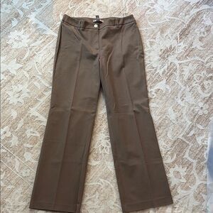 NWT Chico’s 1.5 Women’s 10 Dress Pants Trousers Tan Wide Leg